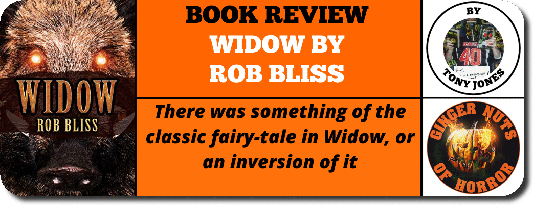 BOOK REVIEW  WIDOW BY ​ ROB BLISS