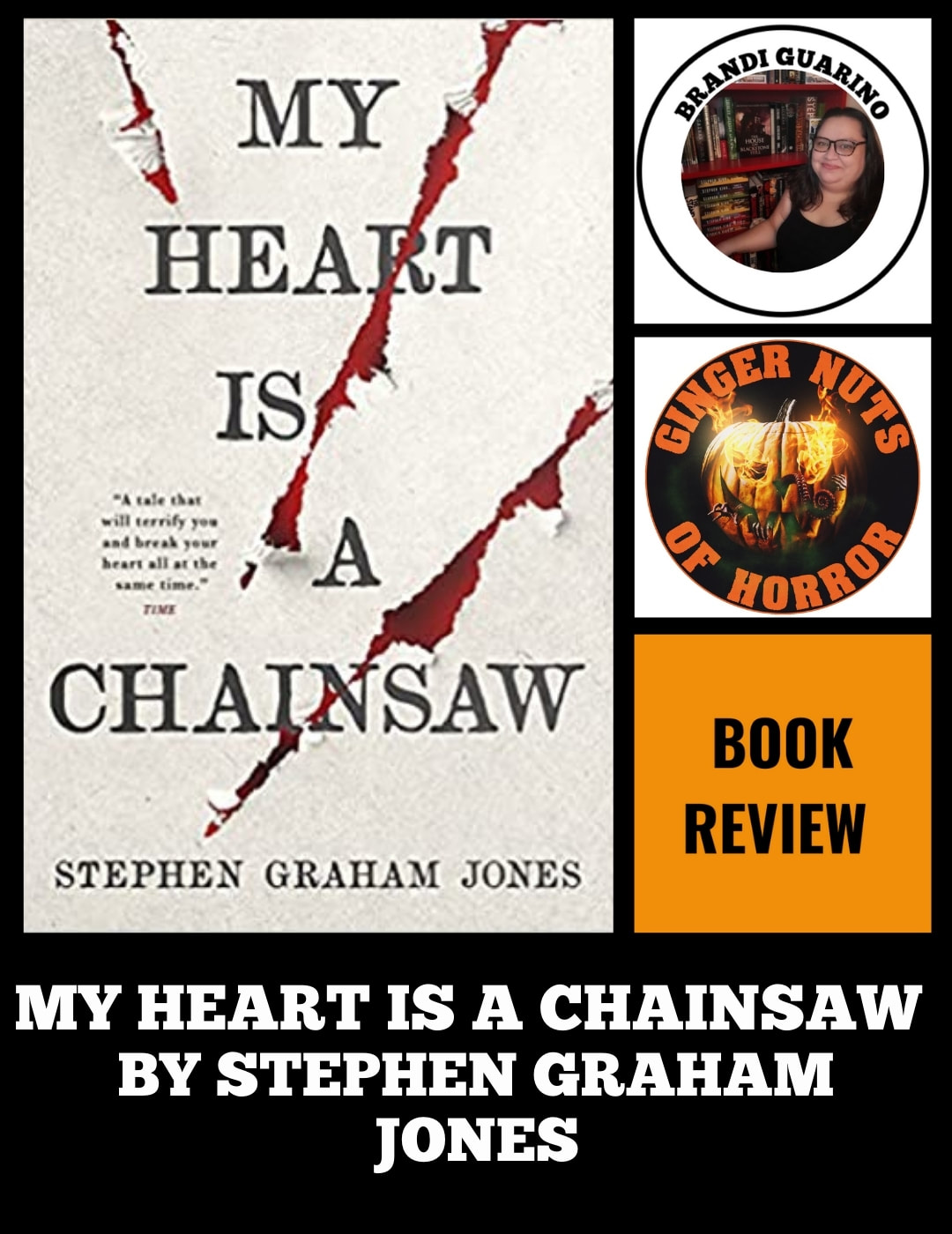 MY HEART IS A CHAINSAW BY STEPHEN GRAHAM JONES